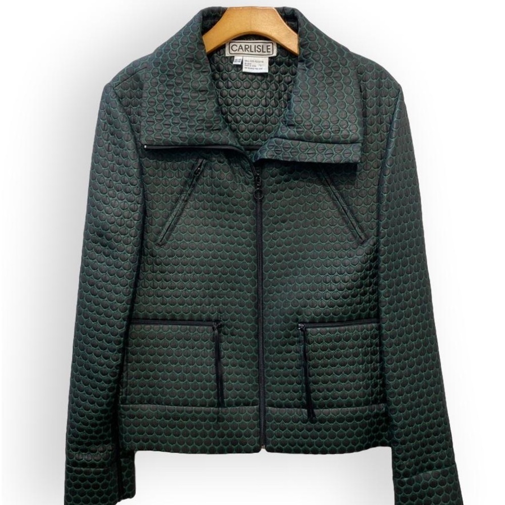 CARLISLE Green and black blazer